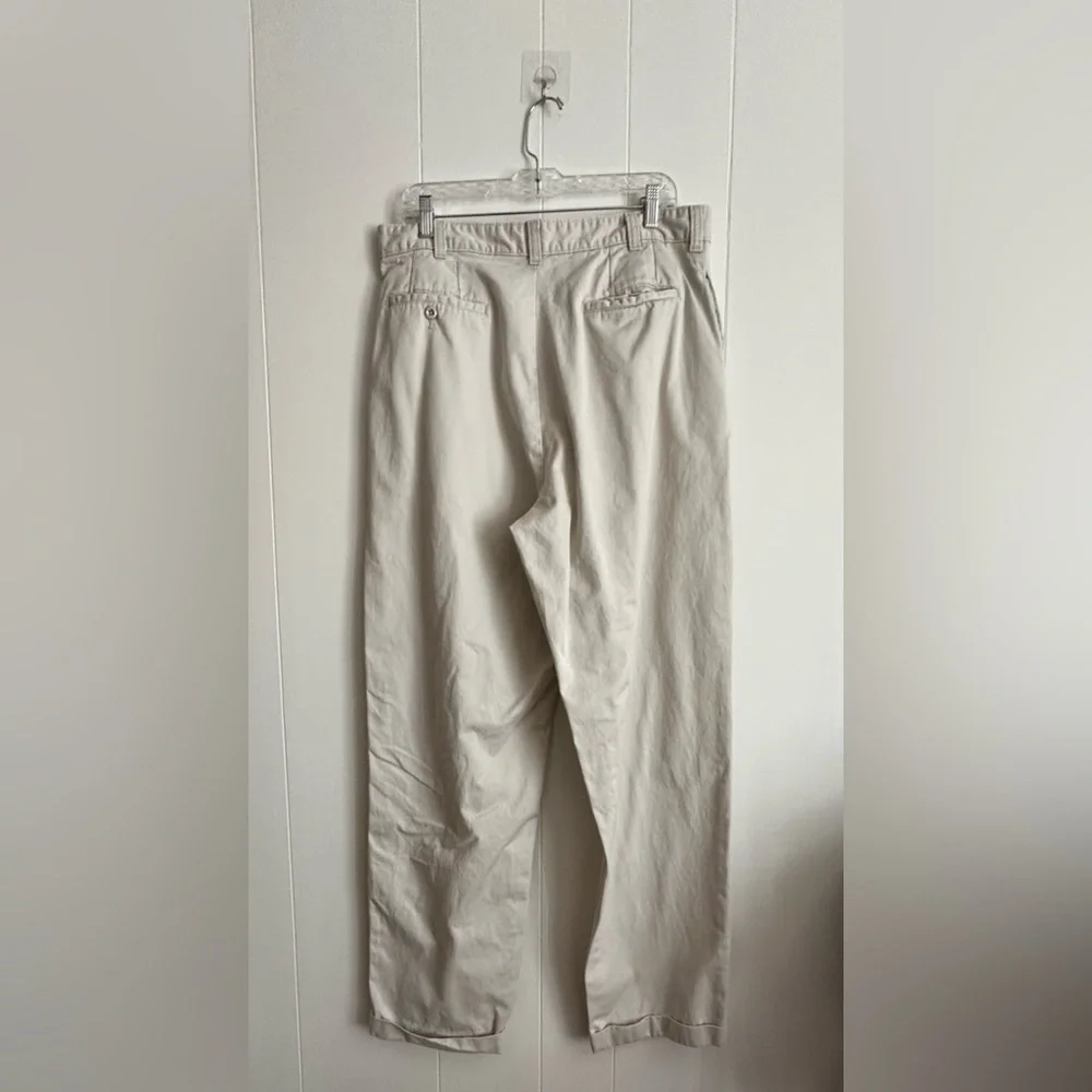 J.Crew 36x32 Stonewashed Cotton Twill Pants Khaki
